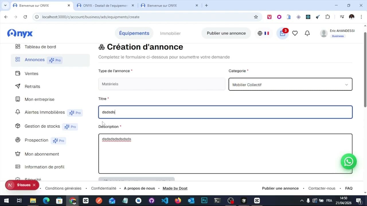 Comment publier une annonce
