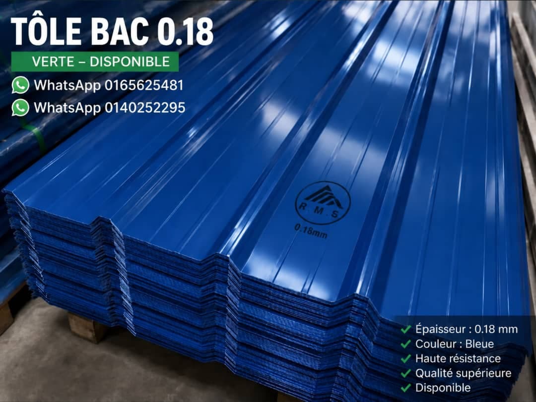 Tole forme Bac Allure de diamètre 0.18